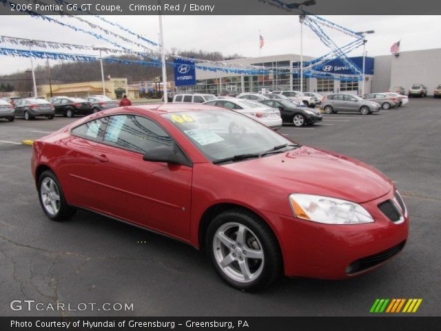 2006 Pontiac G6 GT Coupe in Crimson Red