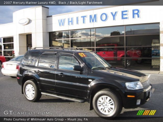 2007 Mercury Mariner Luxury 4WD in Black