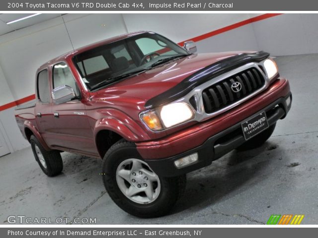 2004 Toyota Tacoma V6 TRD Double Cab 4x4 in Impulse Red Pearl