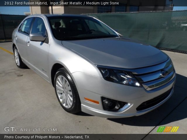 2012 Ford Fusion Hybrid in Ingot Silver Metallic