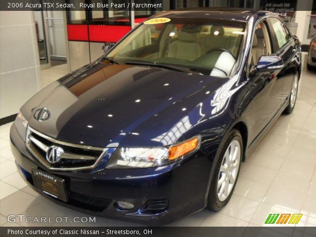2006 Acura TSX Sedan in Royal Blue Pearl