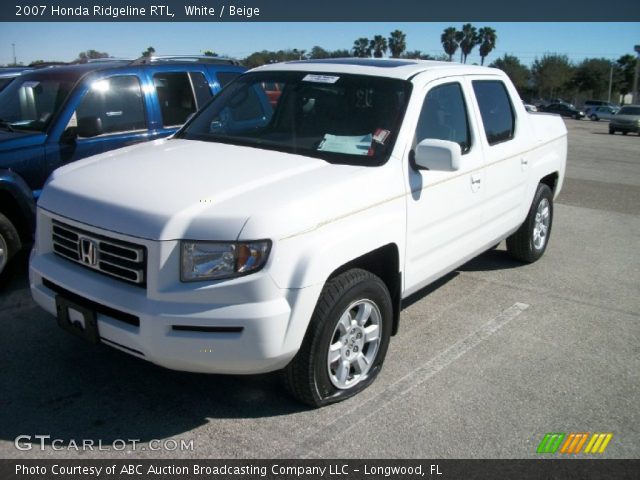 2007 Honda Ridgeline RTL in White