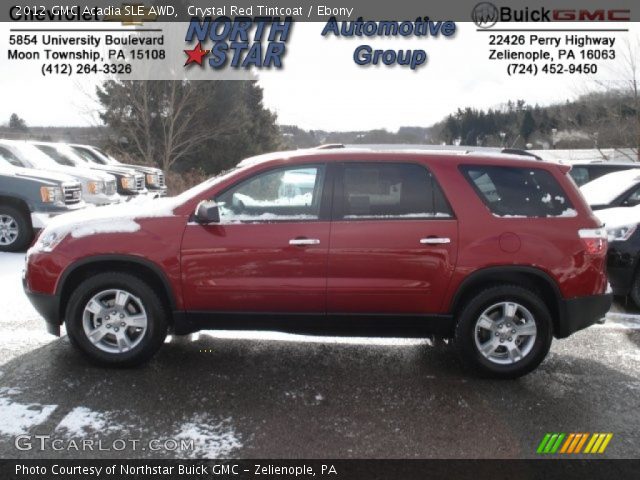 2012 GMC Acadia SLE AWD in Crystal Red Tintcoat