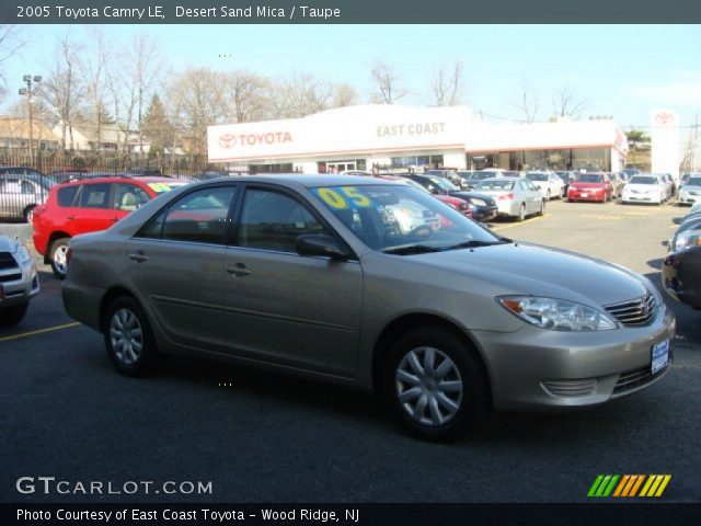 2005 Toyota Camry LE in Desert Sand Mica