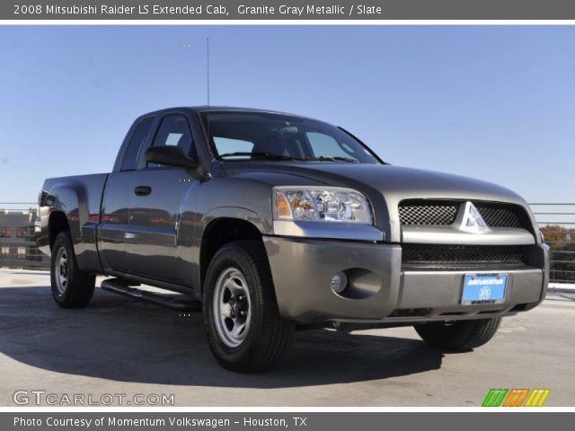 2008 Mitsubishi Raider LS Extended Cab in Granite Gray Metallic