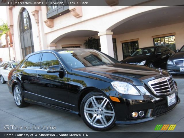 2010 Mercedes-Benz E 350 Sedan in Black