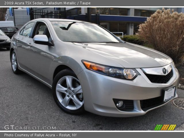 2009 Acura TSX Sedan in Palladium Metallic