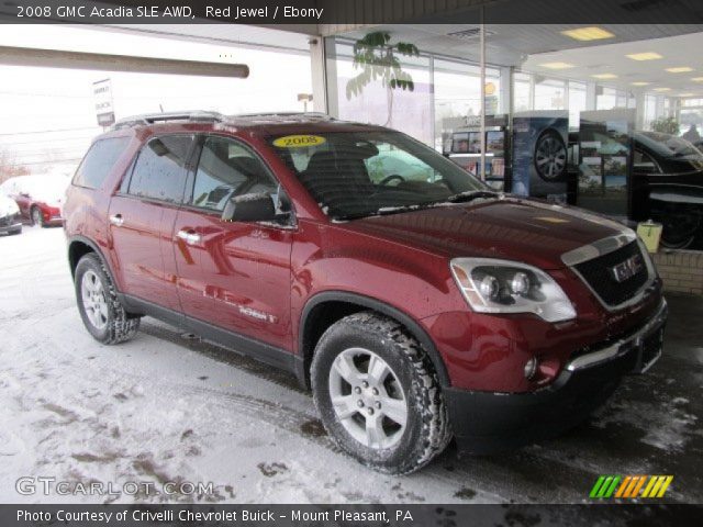 2008 GMC Acadia SLE AWD in Red Jewel