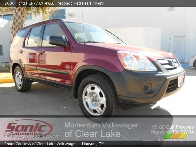 2006 Honda CR-V LX 4WD in Redondo Red Pearl