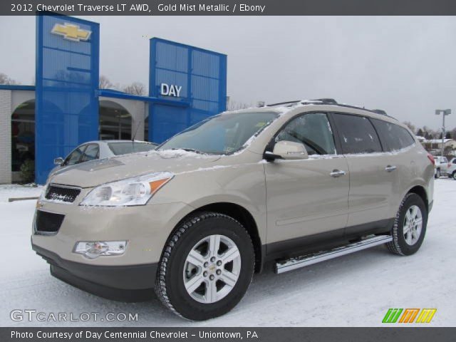 2012 Chevrolet Traverse LT AWD in Gold Mist Metallic