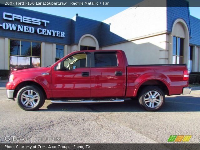 2007 Ford F150 Lariat SuperCrew in Redfire Metallic