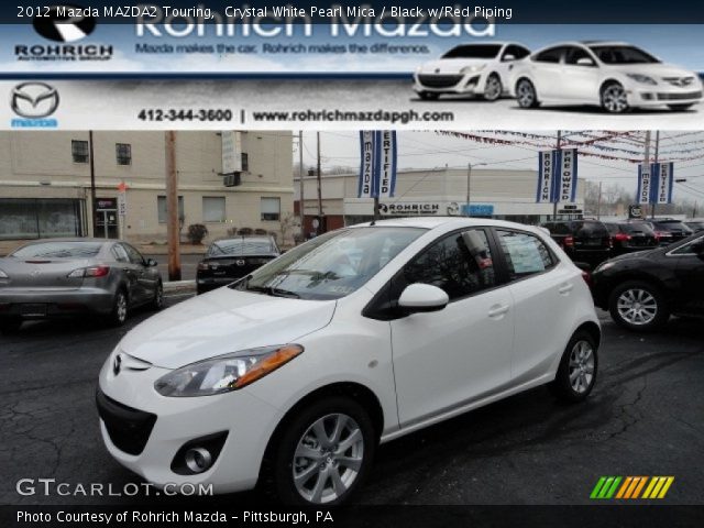 2012 Mazda MAZDA2 Touring in Crystal White Pearl Mica