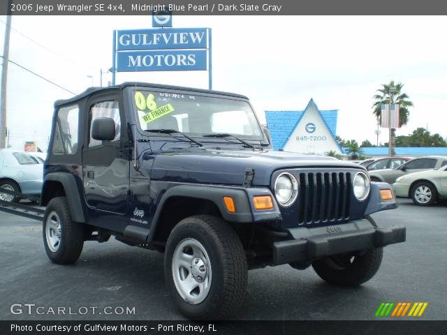 2006 Jeep Wrangler SE 4x4 in Midnight Blue Pearl