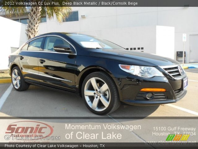 2012 Volkswagen CC Lux Plus in Deep Black Metallic