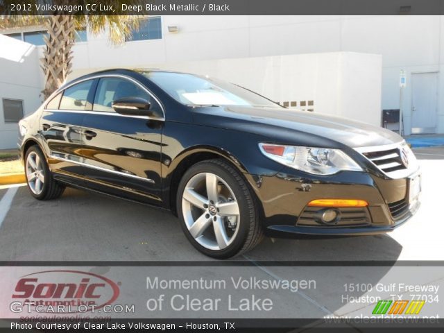 2012 Volkswagen CC Lux in Deep Black Metallic