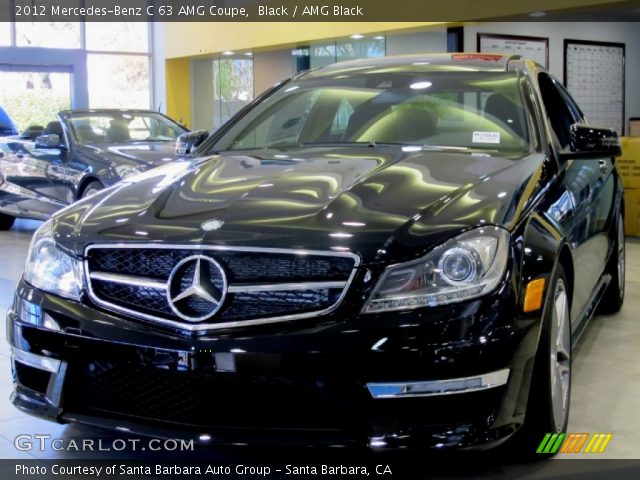2012 Mercedes-Benz C 63 AMG Coupe in Black