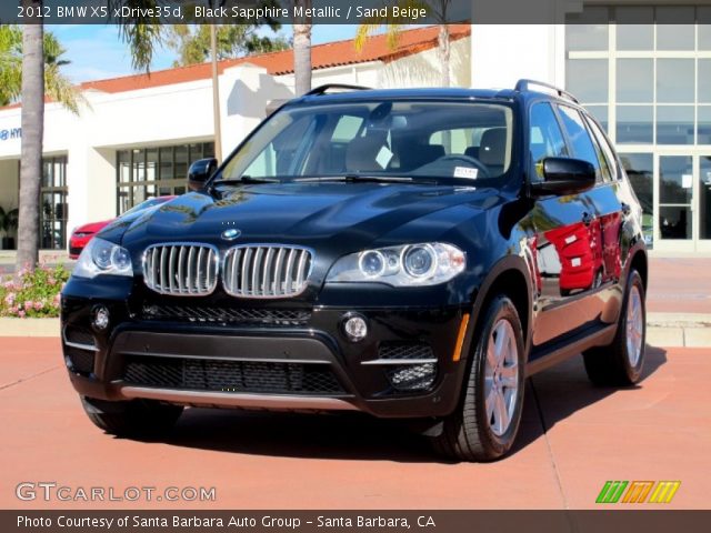 2012 BMW X5 xDrive35d in Black Sapphire Metallic