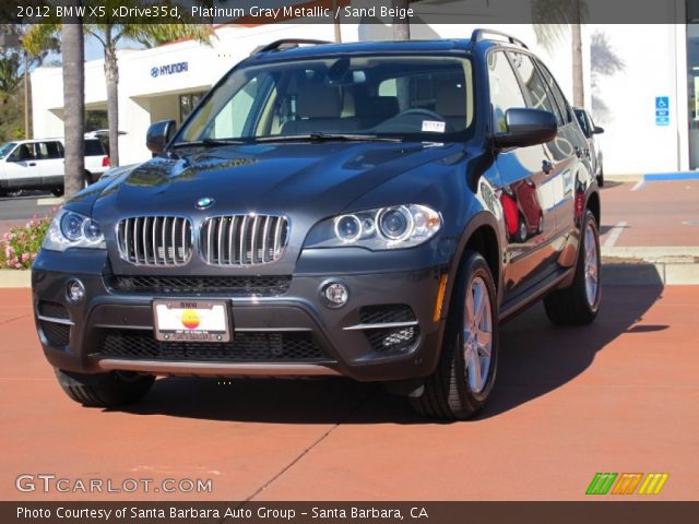 2012 BMW X5 xDrive35d in Platinum Gray Metallic