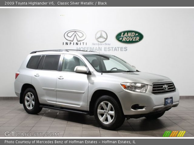 2009 Toyota Highlander V6 in Classic Silver Metallic