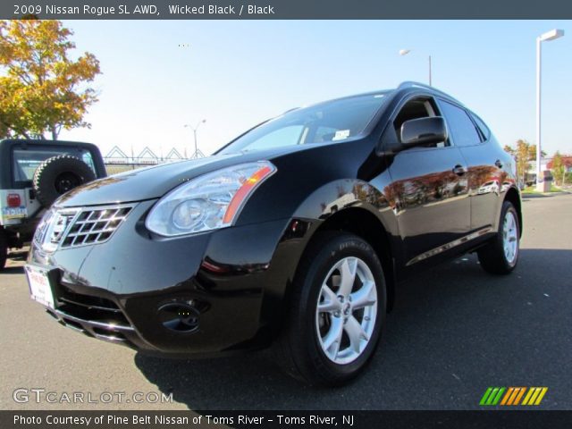 2009 Nissan Rogue SL AWD in Wicked Black
