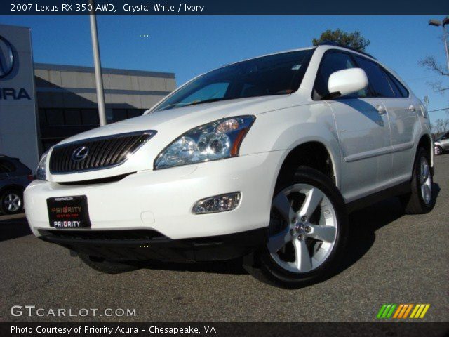 2007 Lexus RX 350 AWD in Crystal White