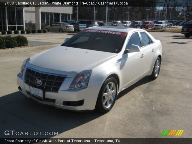 2008 Cadillac CTS Sedan in White Diamond Tri-Coat