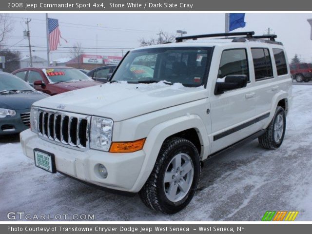 2008 Jeep Commander Sport 4x4 in Stone White