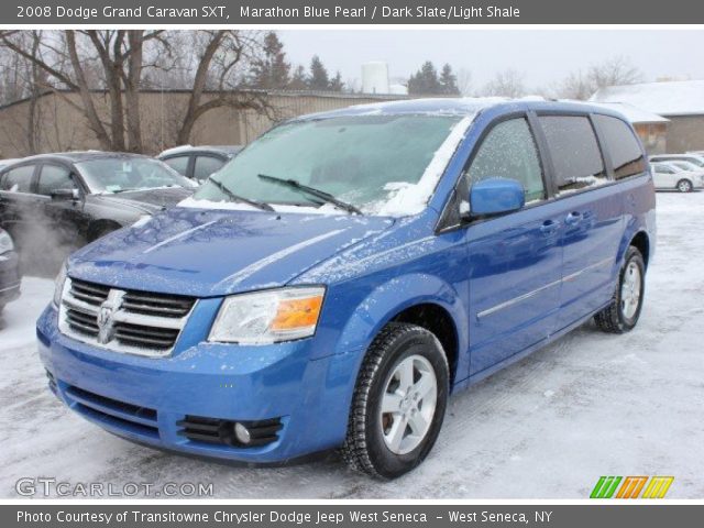 2008 Dodge Grand Caravan SXT in Marathon Blue Pearl