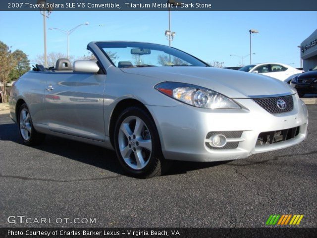 2007 Toyota Solara SLE V6 Convertible in Titanium Metallic