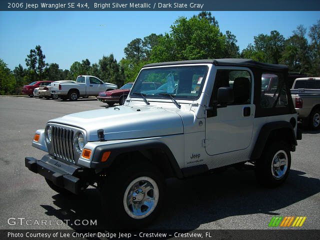 2006 Jeep Wrangler SE 4x4 in Bright Silver Metallic