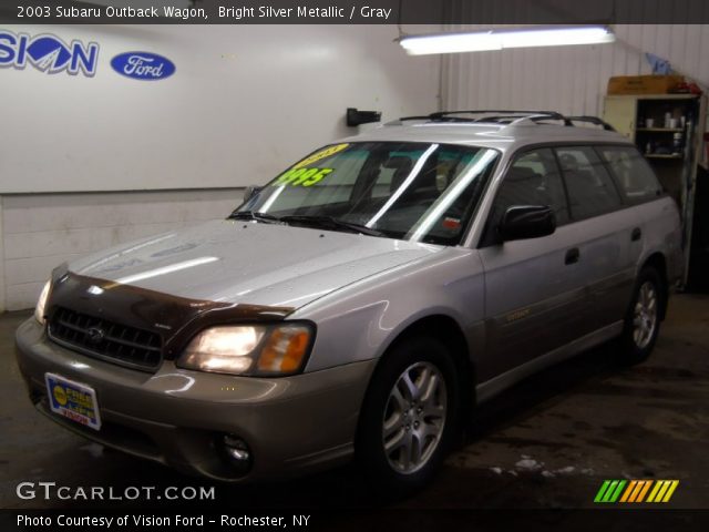 2003 Subaru Outback Wagon in Bright Silver Metallic
