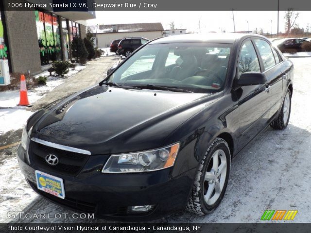 2006 Hyundai Sonata LX V6 in Deepwater Blue