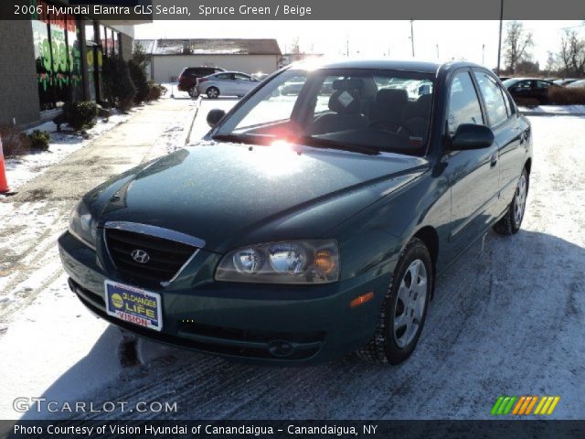 2006 Hyundai Elantra GLS Sedan in Spruce Green