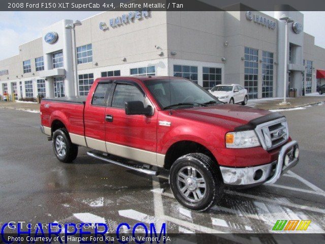 2008 Ford F150 XLT SuperCab 4x4 in Redfire Metallic