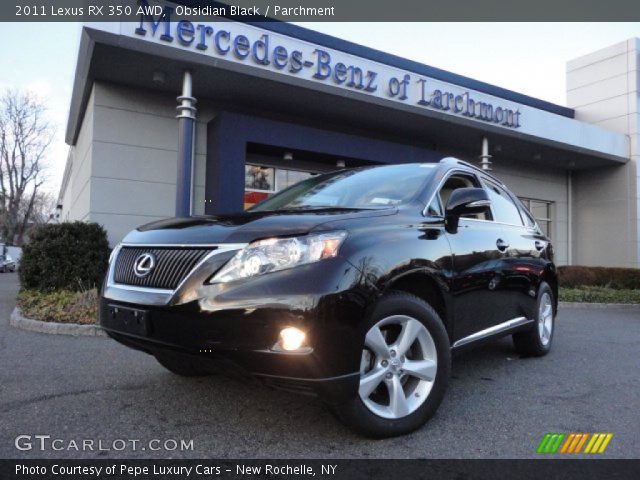 2011 Lexus RX 350 AWD in Obsidian Black