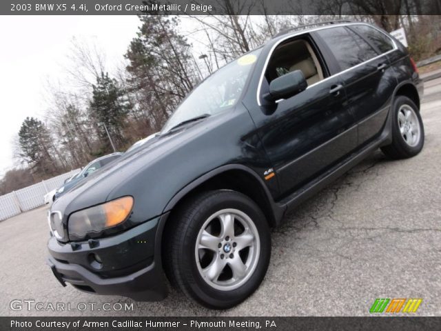2003 BMW X5 4.4i in Oxford Green Metallic