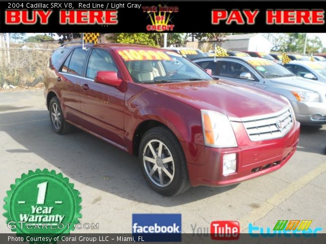 2004 Cadillac SRX V8 in Red Line