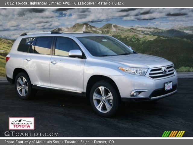 2012 Toyota Highlander Limited 4WD in Classic Silver Metallic