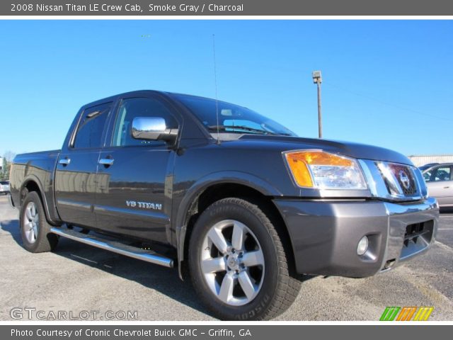 2008 Nissan Titan LE Crew Cab in Smoke Gray