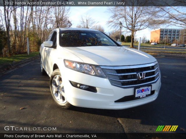 2012 Honda Accord Crosstour EX-L 4WD in White Diamond Pearl