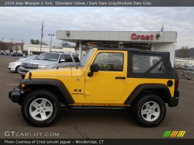 2009 Jeep Wrangler X 4x4 in Detonator Yellow