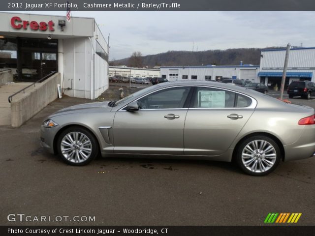 2012 Jaguar XF Portfolio in Cashmere Metallic