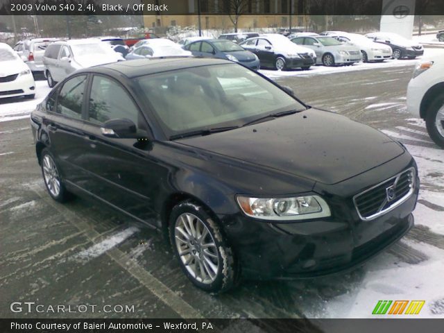 2009 Volvo S40 2.4i in Black