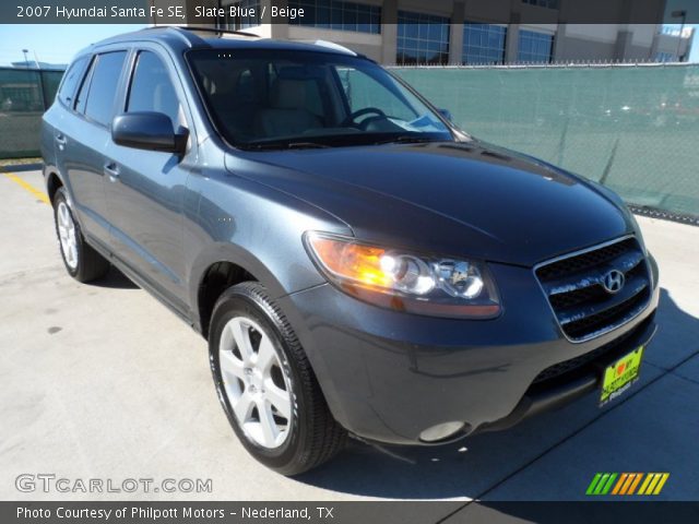 2007 Hyundai Santa Fe SE in Slate Blue