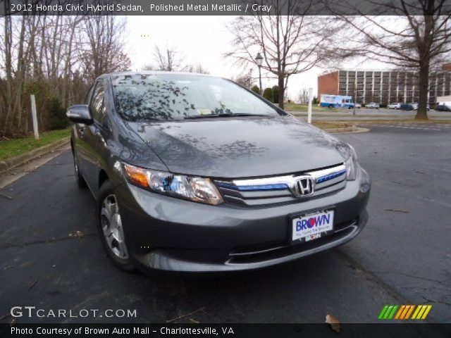 2012 Honda Civic Hybrid Sedan in Polished Metal Metallic