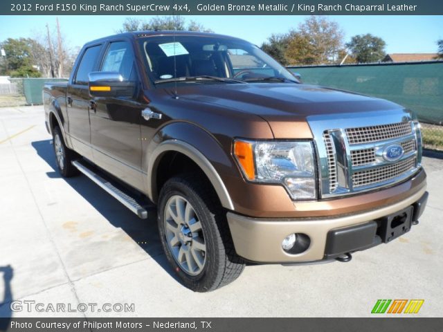 2012 Ford F150 King Ranch SuperCrew 4x4 in Golden Bronze Metallic