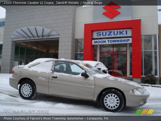 2003 Chevrolet Cavalier LS Coupe in Sandrift Metallic