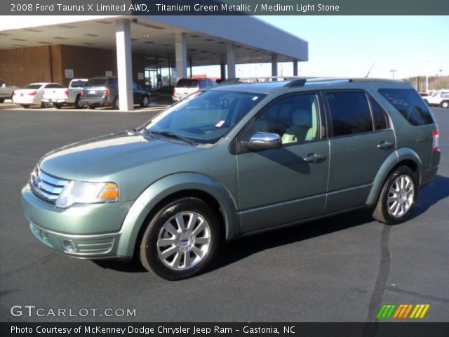 2008 Ford Taurus X Limited AWD in Titanium Green Metallic