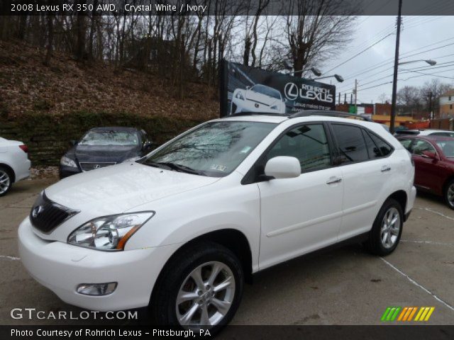 2008 Lexus RX 350 AWD in Crystal White