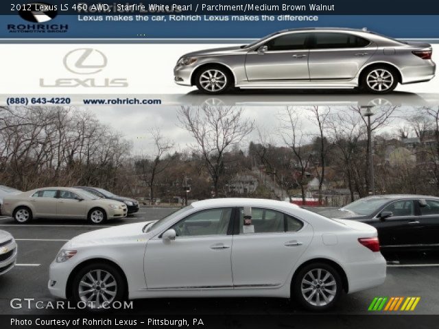 2012 Lexus LS 460 AWD in Starfire White Pearl